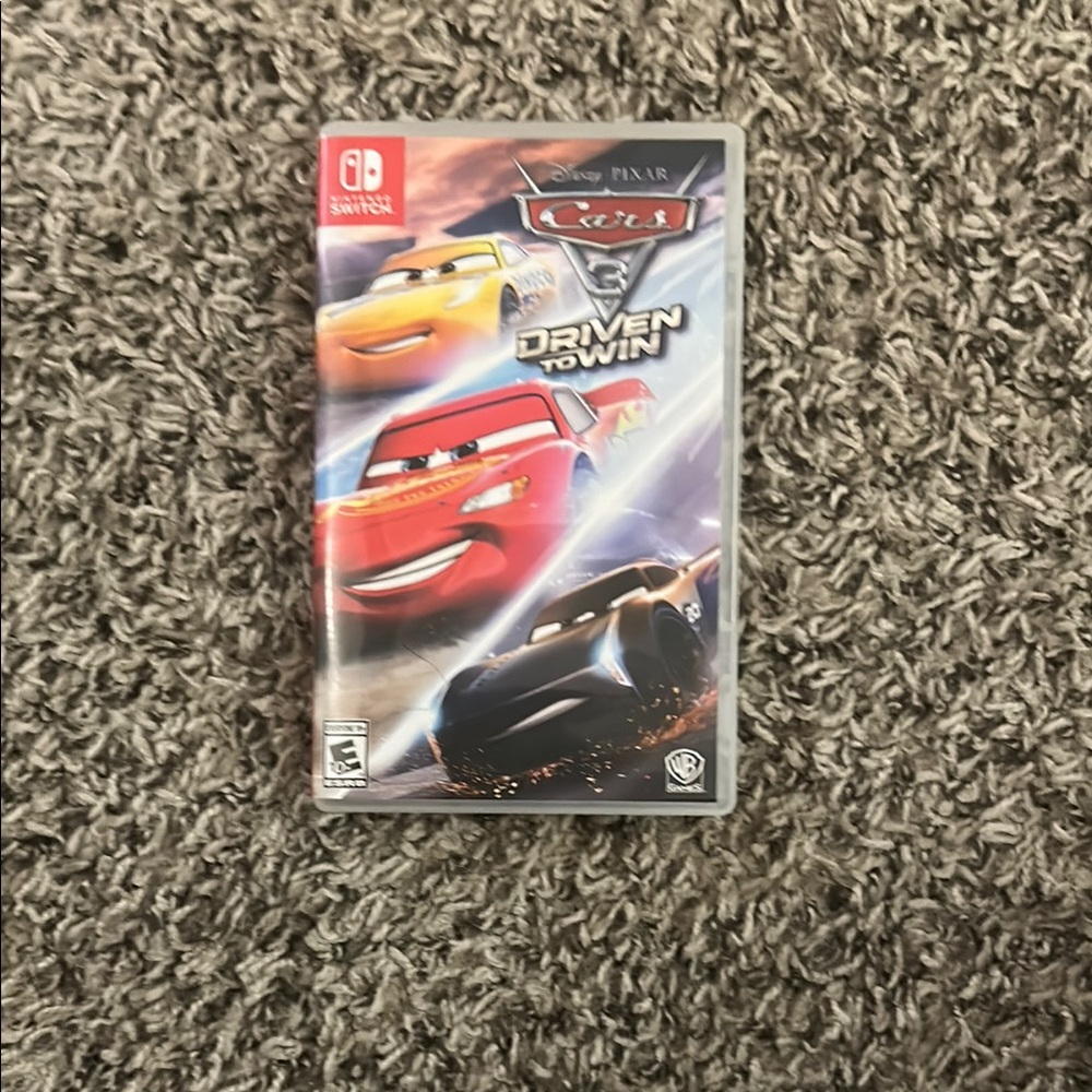Nintendo Red and Black Cars 3 Driven to Win Video Game